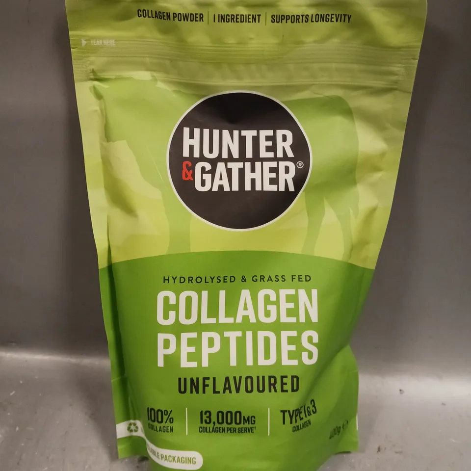 SEALED HUNTER & GATHER COLLAGEN PEPTIDES - UNFLAVOURED - 400G