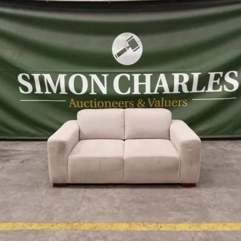 CORTES 2 SEATER FABRIC SOFA - NATURAL