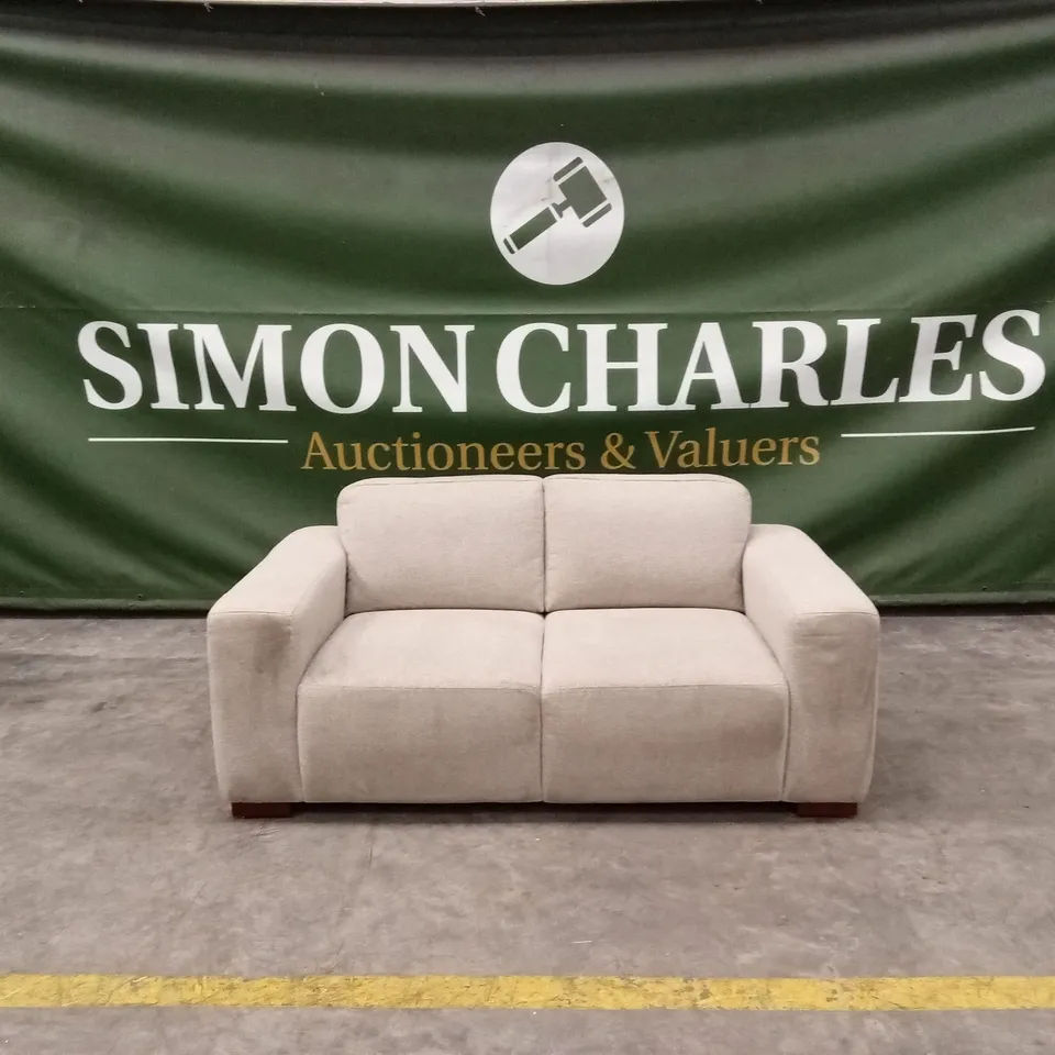 CORTES 2 SEATER FABRIC SOFA - NATURAL RRP £699
