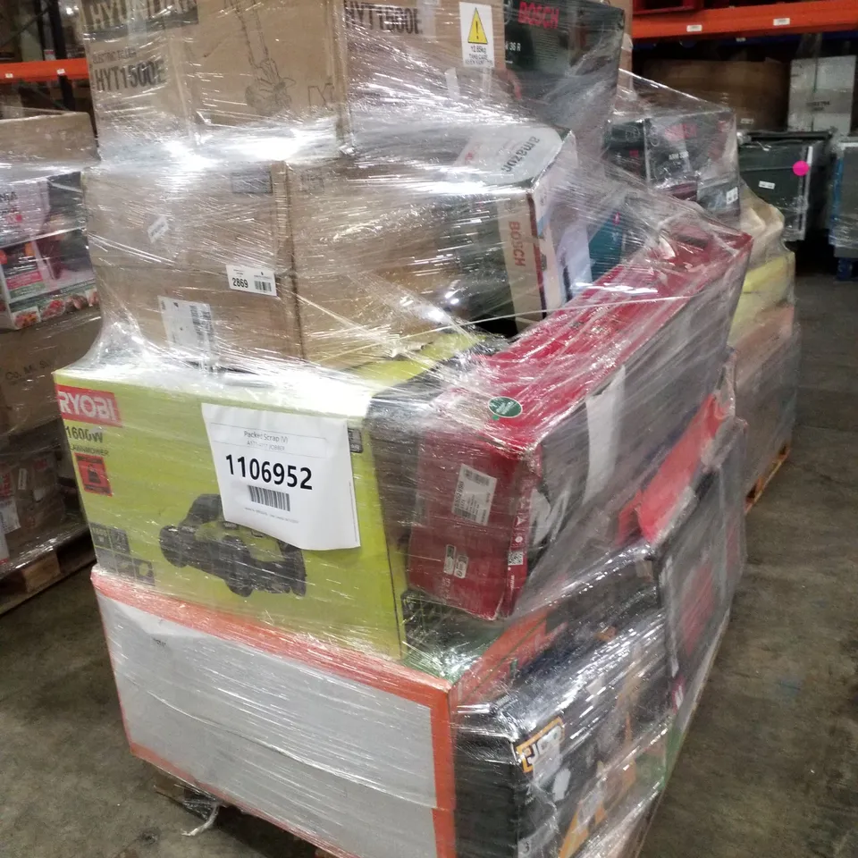 PALLET OF APPROXIMATELY 18 UNPROCESSED RAW RETURN HOUSEHOLD AND ELECTRICAL GOODS TO INCLUDE;