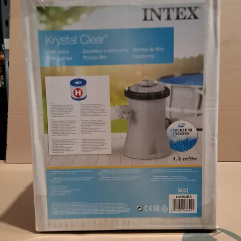 INTEX KRYSTAL CLEAR FILTER PUMP
