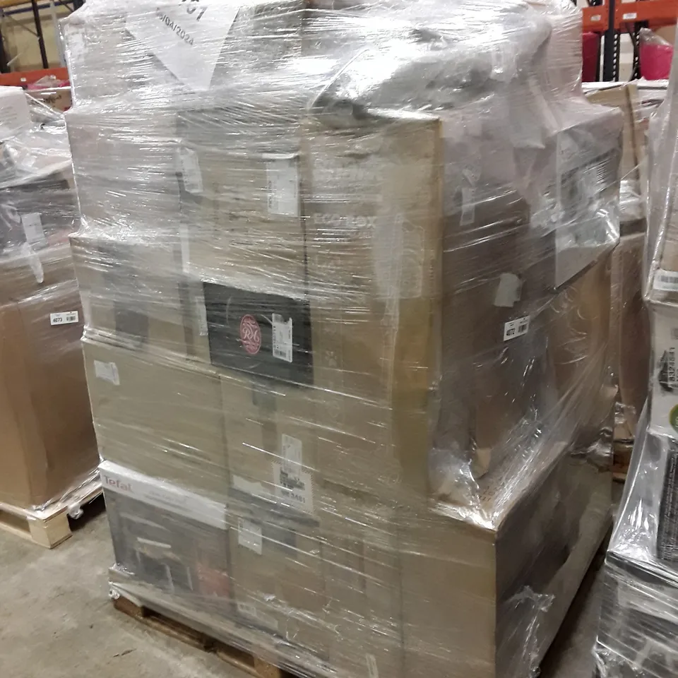 PALLET OF APPROXIMATELY 34 UNPROCESSED RAW RETURN HOUSEHOLD AND ELECTRICAL GOODS TO INCLUDE;