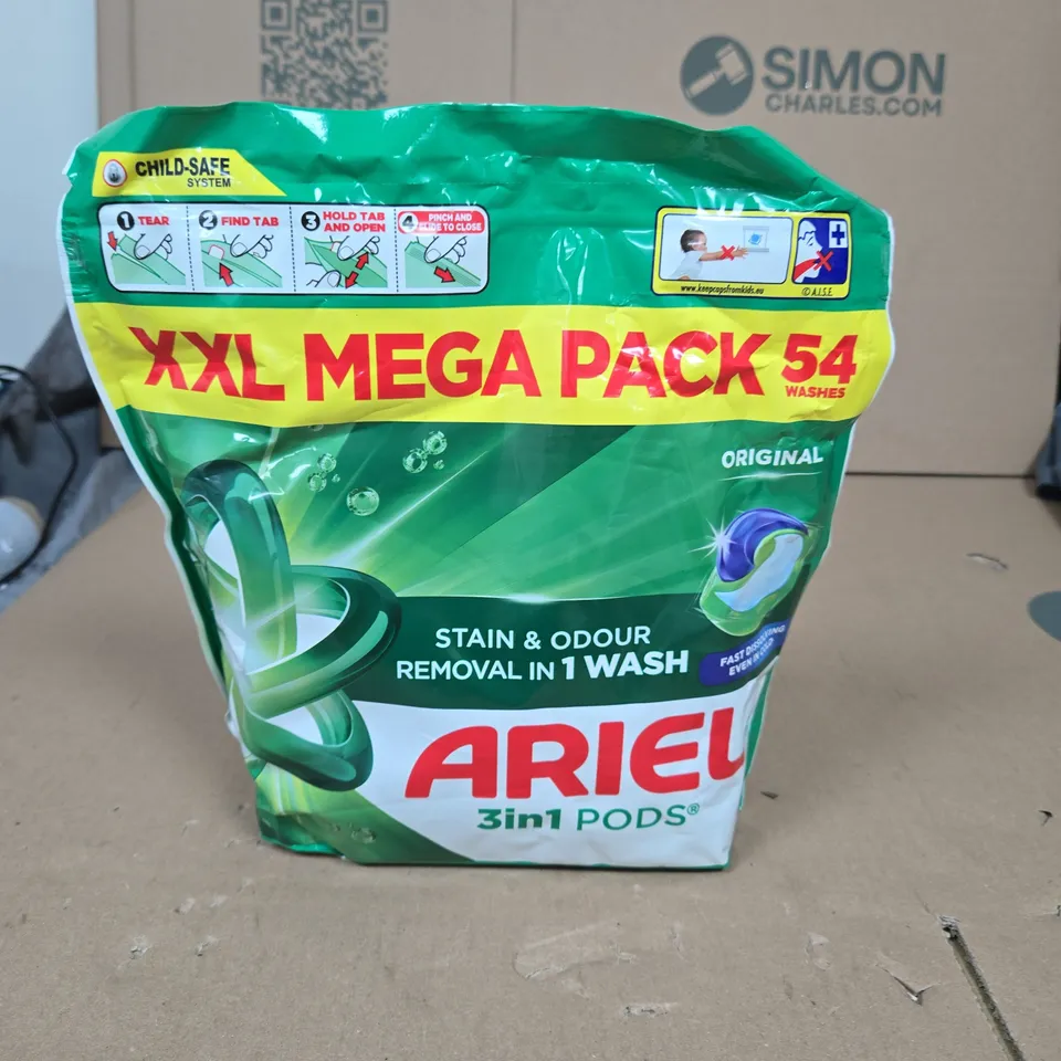 Ariel 3in1 Pods XXL Mega Pack – 54 Washes