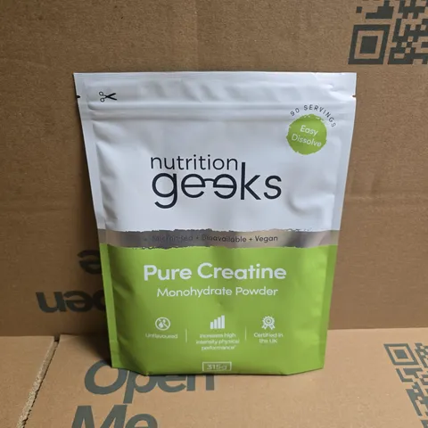 NUTRITION GEEKS PURE CREATINE MONOHYDRATE POWDER (315G)
