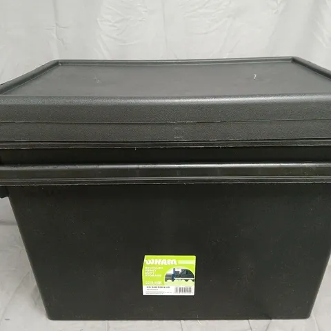 2 X WHAM 62L HEAVY DUTY STORAGE BAM BOXES WITH LIDS 