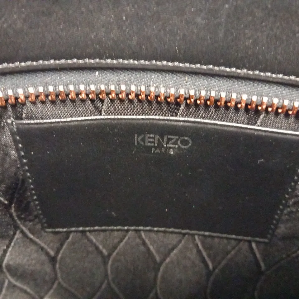 KENZO CLUTCH BAG ANTHRACITE
