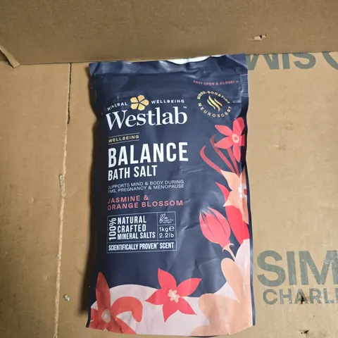 WESTLAB BALANCE BATH SALT JASMINE & ORANGE BLOSSOM, 1KG