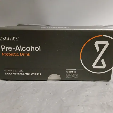 ZBIOTICZ PRE-ALCHOL PROBIOTIC DRINK 12 BOTTLE PACK