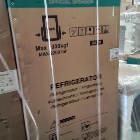 BOXED HISENSE PUREFLAT RQ5P470SAFD FRIDGE FREEZER - BLACK STAINLESS STEEL