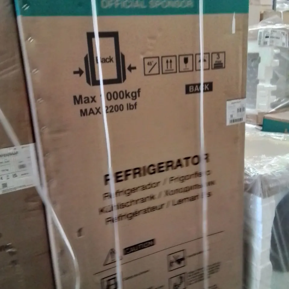 BOXED HISENSE PUREFLAT RQ5P470SAFD FRIDGE FREEZER - BLACK STAINLESS STEEL