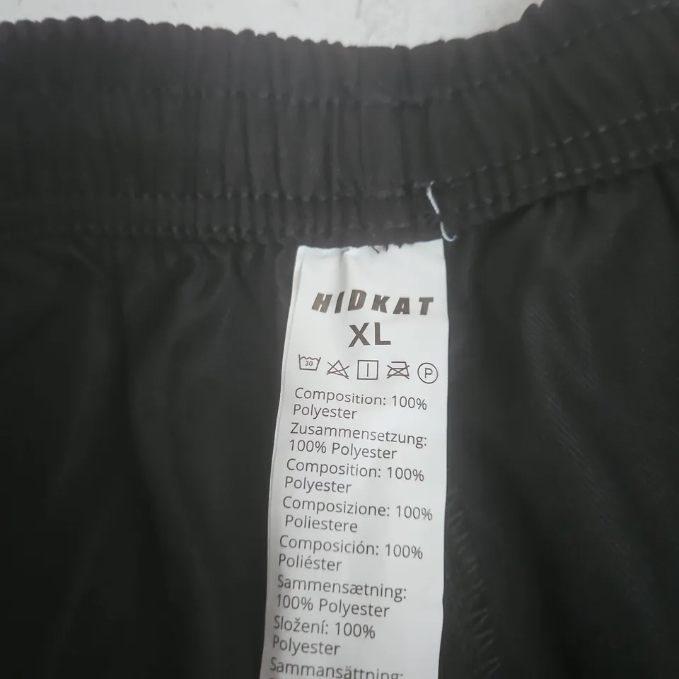 HIDKAT XL BLACK POLYESTER TROUSERS
