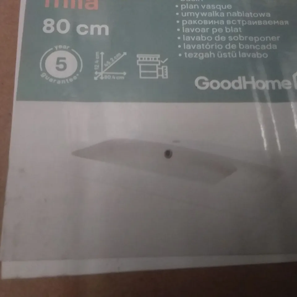 BOXED GOODHOME MILA 80CM BASIN