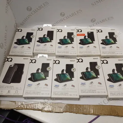 LOT OF 10 XQISIT WALLET CASE EMAN FOR MULTIPLE SIZES