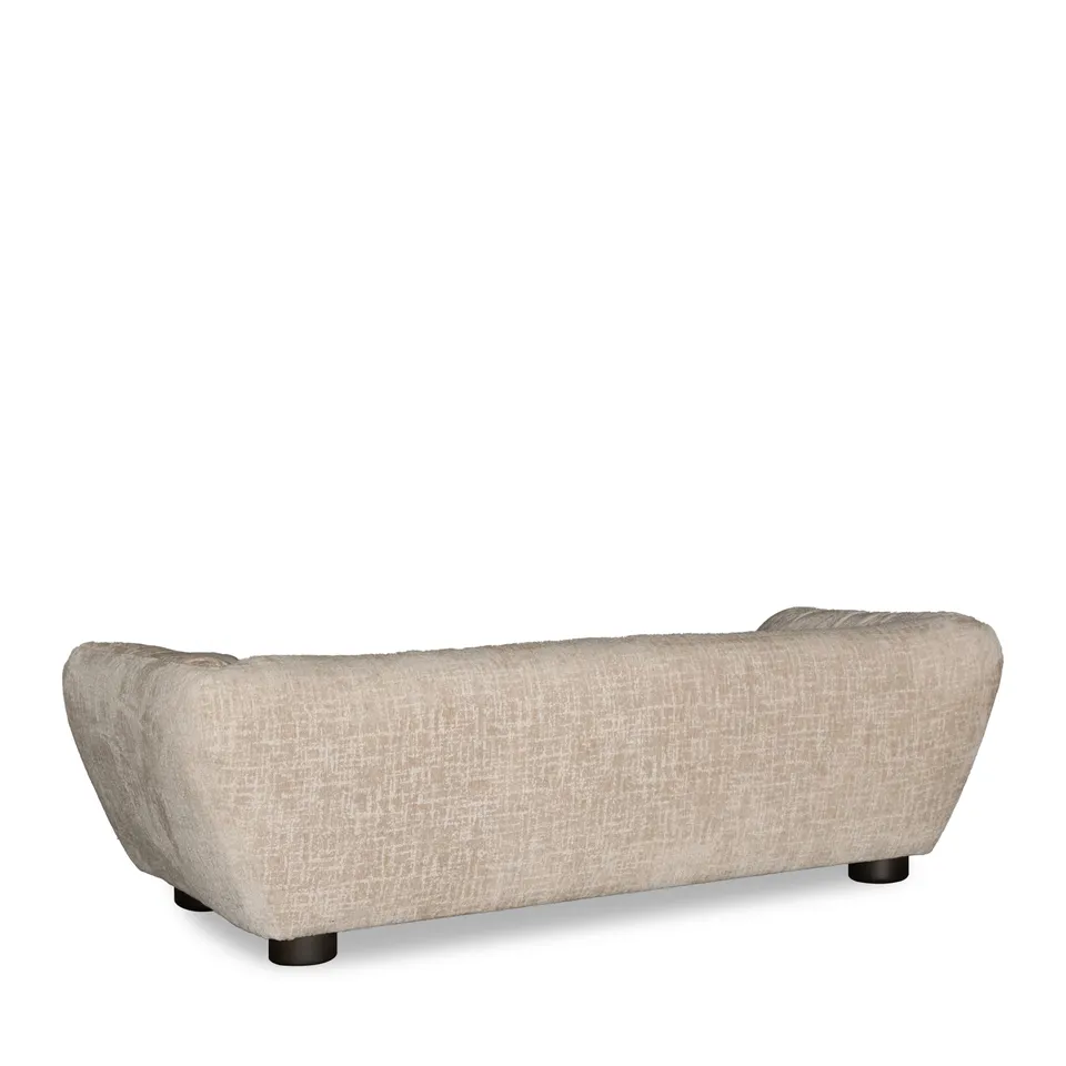 BRAND NEW BOXED ROCHE OBLIA 3 SEATER SOFA IN OMBRA FABRIC - SAND