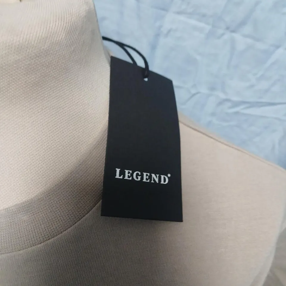 LEGEND BEIGE CREW NECK T-SHIRT