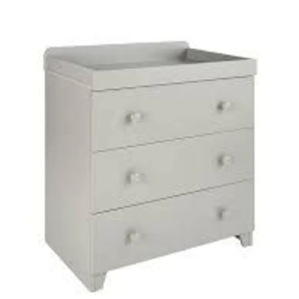 BOXED LITTLE ACORNS CLASSIC DRESSER/CHANGER - LIGHT GREY (2 BOXES)