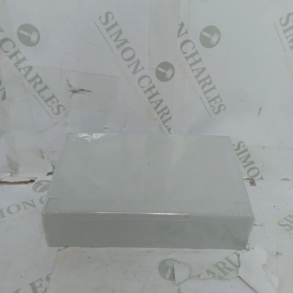 TEKO 215 GREY 215 X 130 X 78MM SLOPING CASE WITH ALUMINIUM FRONT PANEL