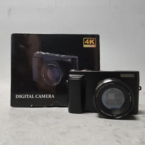 BOXED UNBRANDED DIGITAL 4K CAMERA
