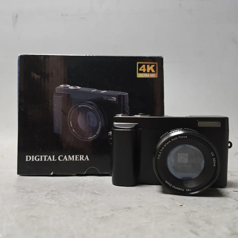 BOXED UNBRANDED DIGITAL 4K CAMERA 