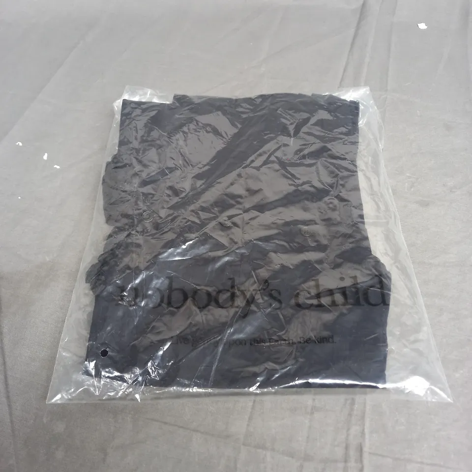 SEALED NOBODYS CHILD EMMIE BLOUSE IN BLACK - UK 16