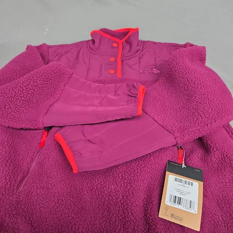 THE NORTH FACE 1/4 SNAP FLEECE - MEDIUM