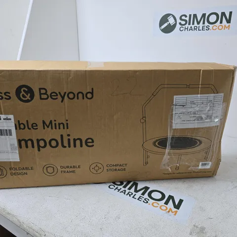 BLISS & BEYOND FOLDABLE MINI TRAMPOLINE - BOXED