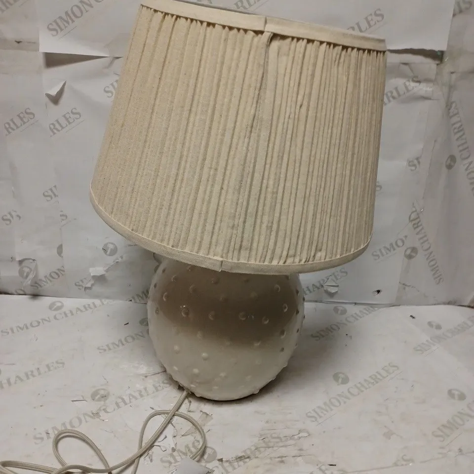JOHN LEWIS SEAFOAM TABLE LAMP