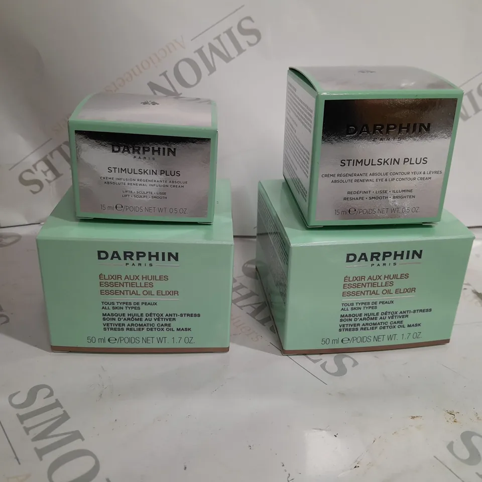 2 X OUTLET DARPHIN 2 PIECE DE-STRESS & RENEW SET