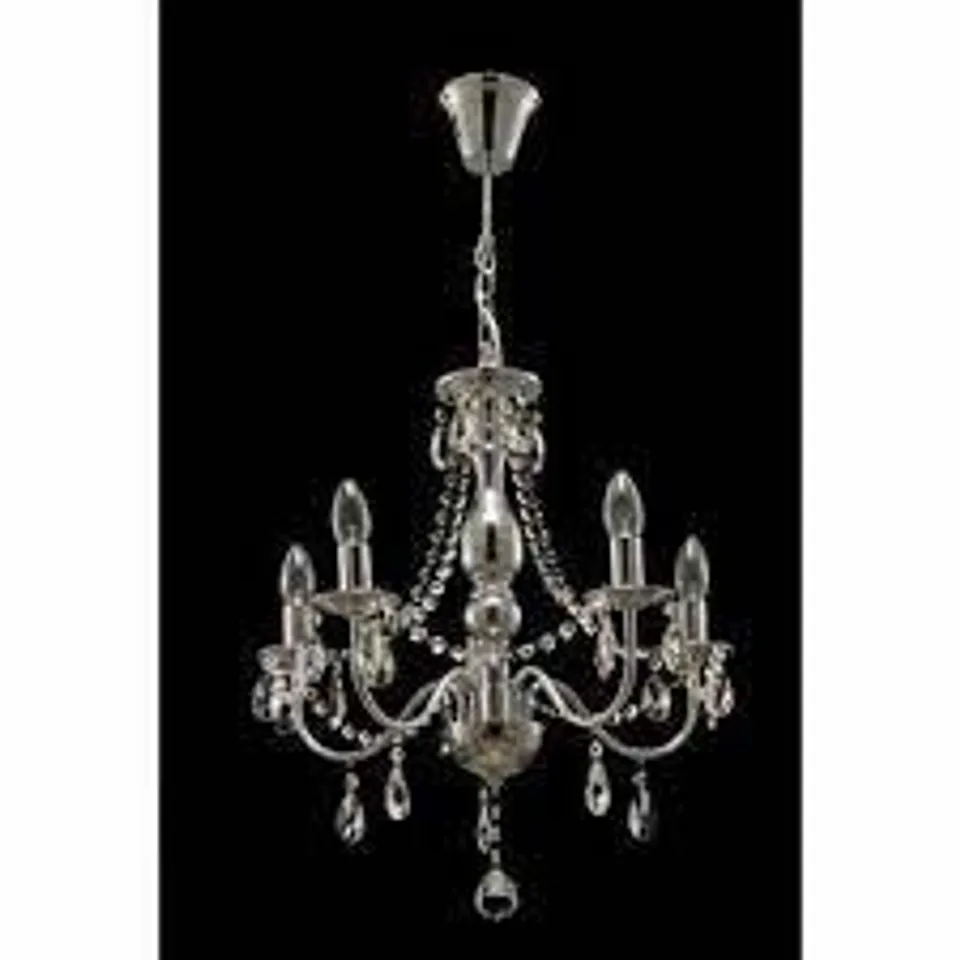 BOXED SALTER 5-LIGHT CANDLE STYLE CHANDELIER (1 BOX)