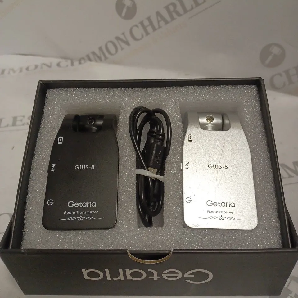 GWS-8 GETARIA AUDIO TRANSMITTER AND RECEIVER 