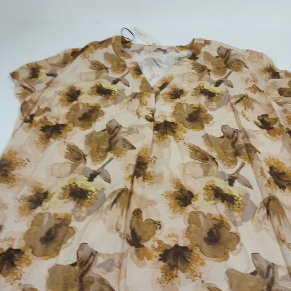 MARINA KANEVA LONDON FLORAL PRINT BLOUSE SIZE 20