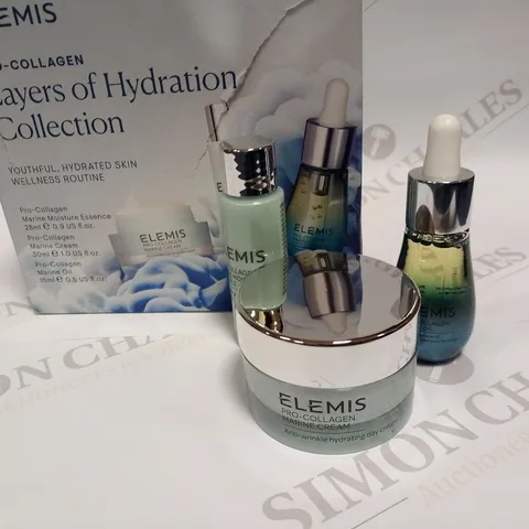 BOXED ELEMIS PRO-COLLAGEN LAYERS OF HYDRATION COLLECTION