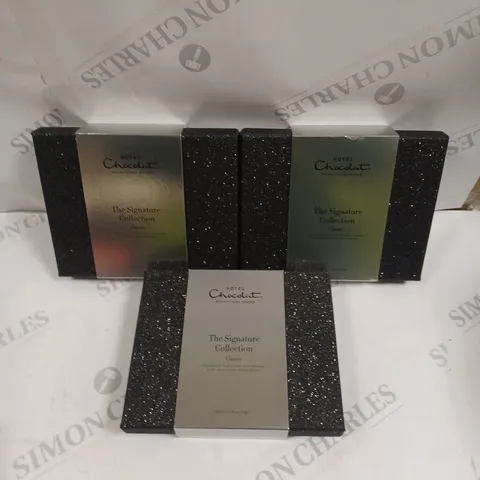3 X HOTEL CHOCOLAT THE SIGNATURE COLLECTION CHOCOLATE ASSORTMENT