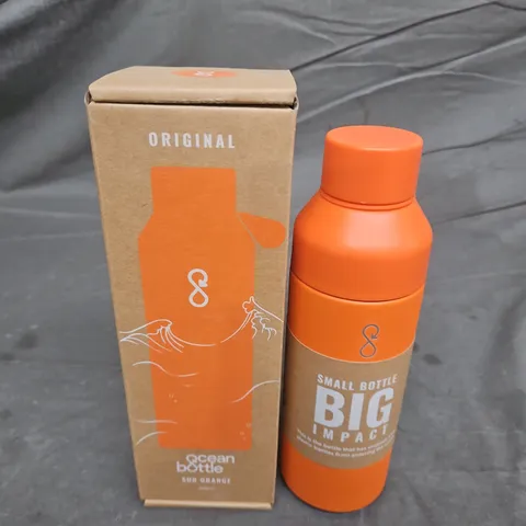 BOXED OCEAN BOTTLE ORIGINAL ORANGE STAINLESS STEEL WATER BOTTLE
