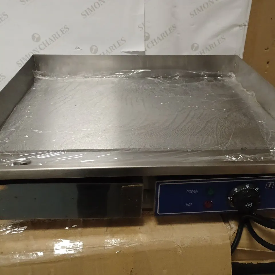 ELECTRIC GRIDDLE COMMERCIAL COUNTER TOP STAINLESS STEEL HOT PLATE KITCHEN GRILL