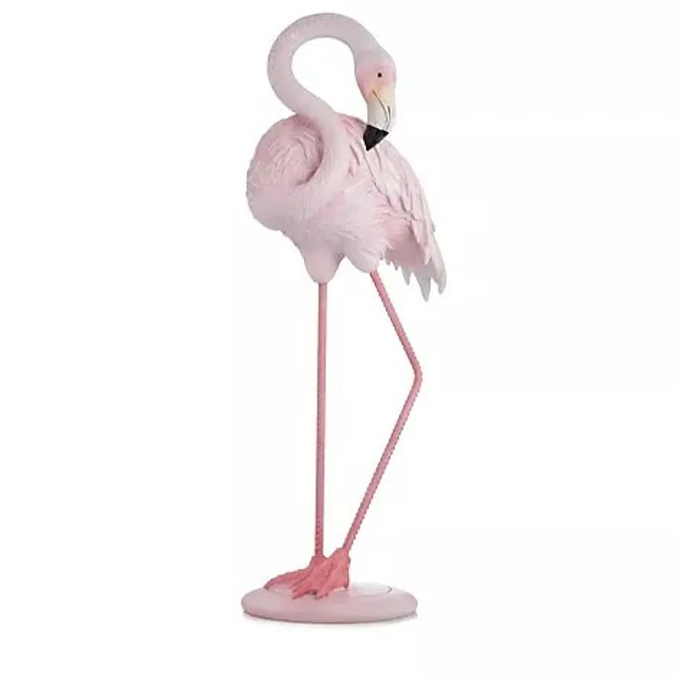 GARDEN REFLECTIONS COASTAL EDIT FLAMINGO SCULPTURE