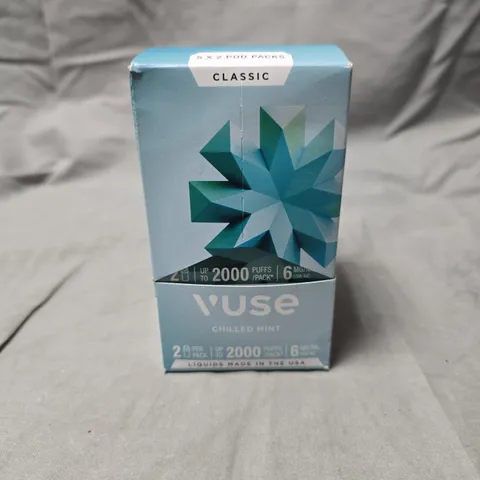 VUSE CLASSIC POD PACKS – CHILLED MINT, 6 MG/ML (5 X POD PACKS)