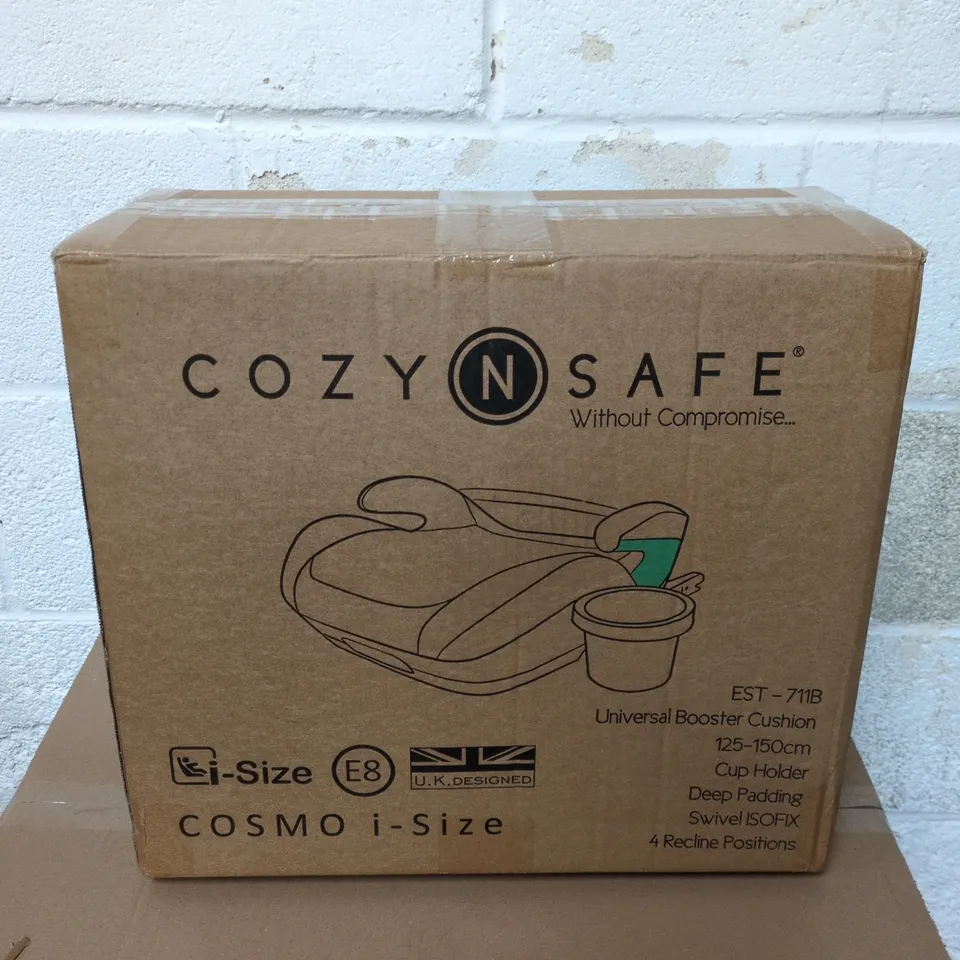 COZY N SAFE COSMO I-SIZE UNIVERSAL BOOSTER CUSHION AND CUP HOLDER