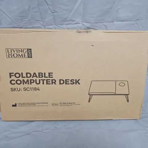 FOLDABLE COMPUTER DESK – BOXED