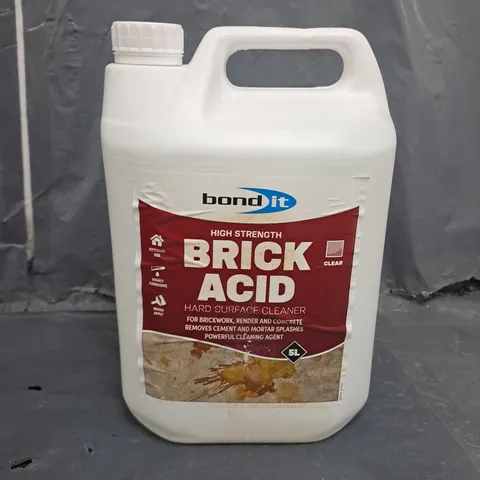 SET OF 4 BOND IT HIGH DOUBLE STRENGTH BRICK ACID CLEANER 5 LITRE