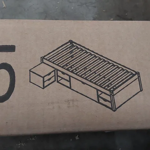 BOXED STORAGE BED // SIZE: 90 X 200cm (2 BOXES)