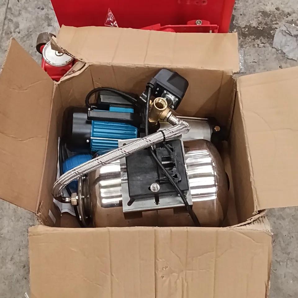 BOXED CLARKE CBT1400SS 1" 1650W 90LPM 50M HEAD STAINLESS STEEL BOOSTER PUMP (230V) (1 BOX)