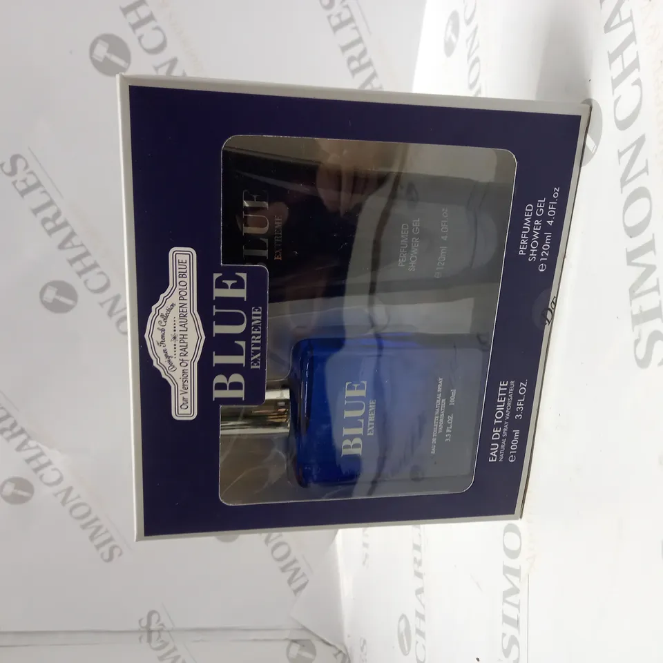 BLUE EXTREME EAU DE TOILETTE AND PERFUMED SHOWER GEL