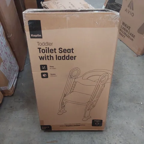 BOXED KEPLIN TODDLER TOILET SEAT WITH LADDER
