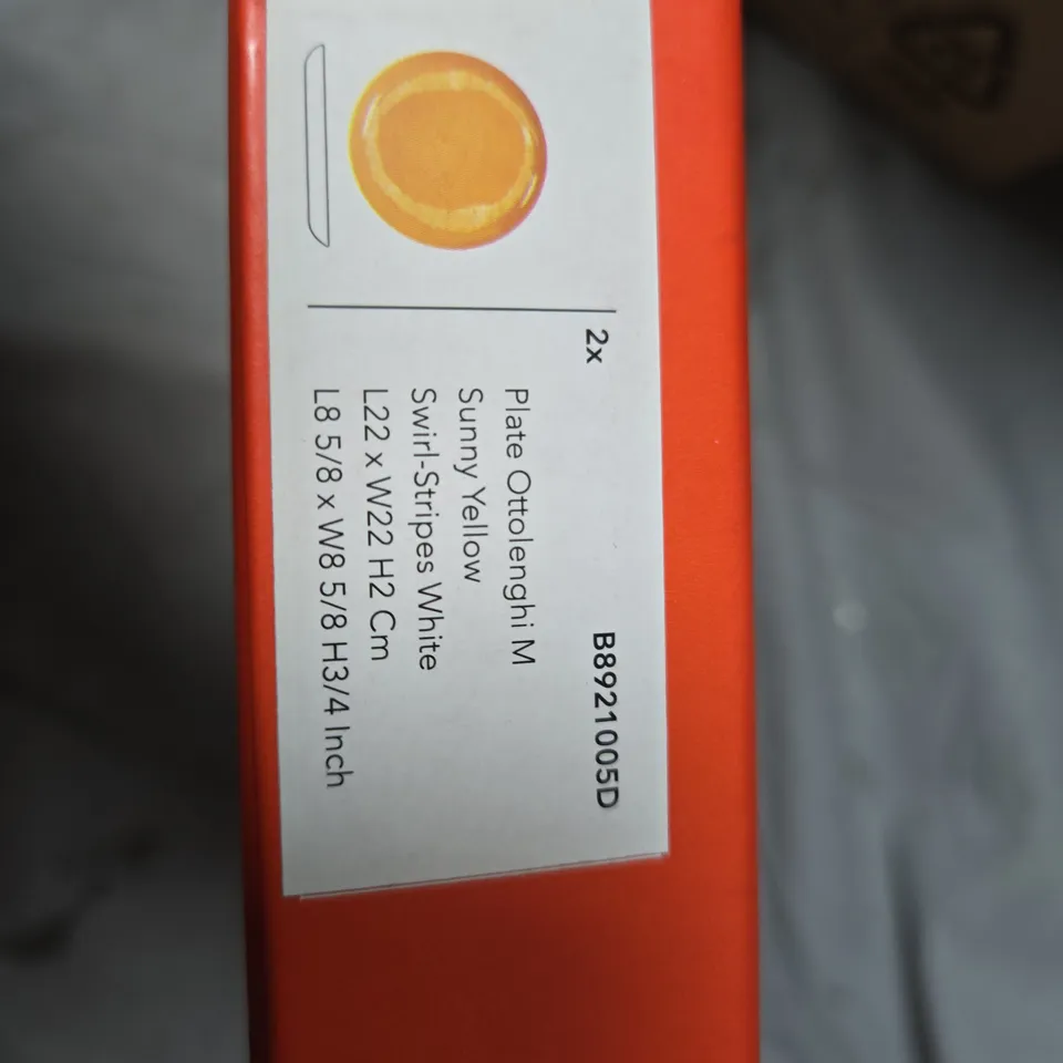 OTTOLENGHI FOR SERAX SUNNY YELLOW PLATES  – SET OF 3