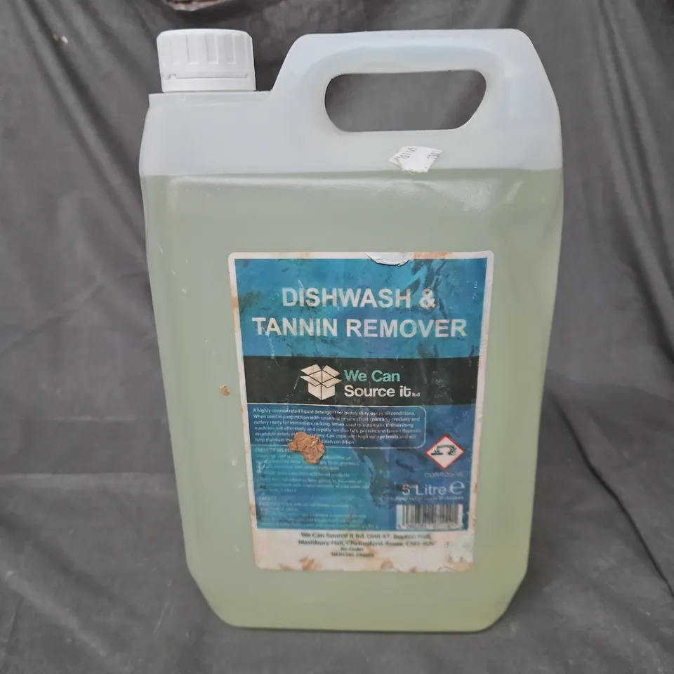 WE CAN SOURCE IT LTD – DISHWASH & TANNIN REMOVER – 5 LITRE 