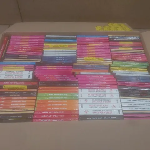 BOX OF APPROX 100 BRAND NEW MUSIC CDS TO INCLUDE;
