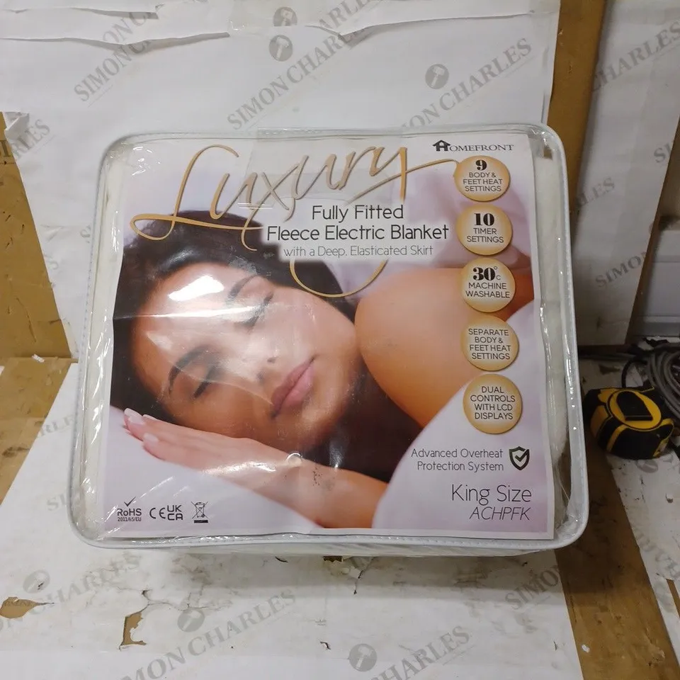 FULLY FITTED FLEECE ELECTRIC BLANKET