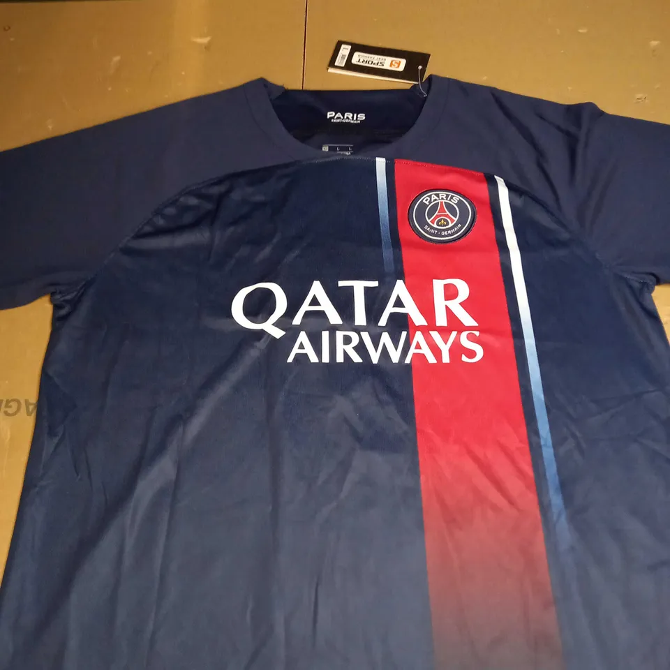PSG FC HOME SHIRT WITH MBAPPE 7 SIZE L