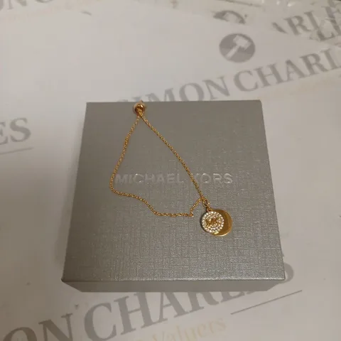 MICHAEL KORS ROSE GOLD PREMIUM DOUBLE CIRCLE BRACELET
